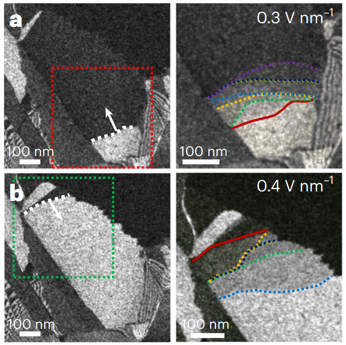 Operando Microscopy Publication: Operando electron microscopy investigation of polar domain ...